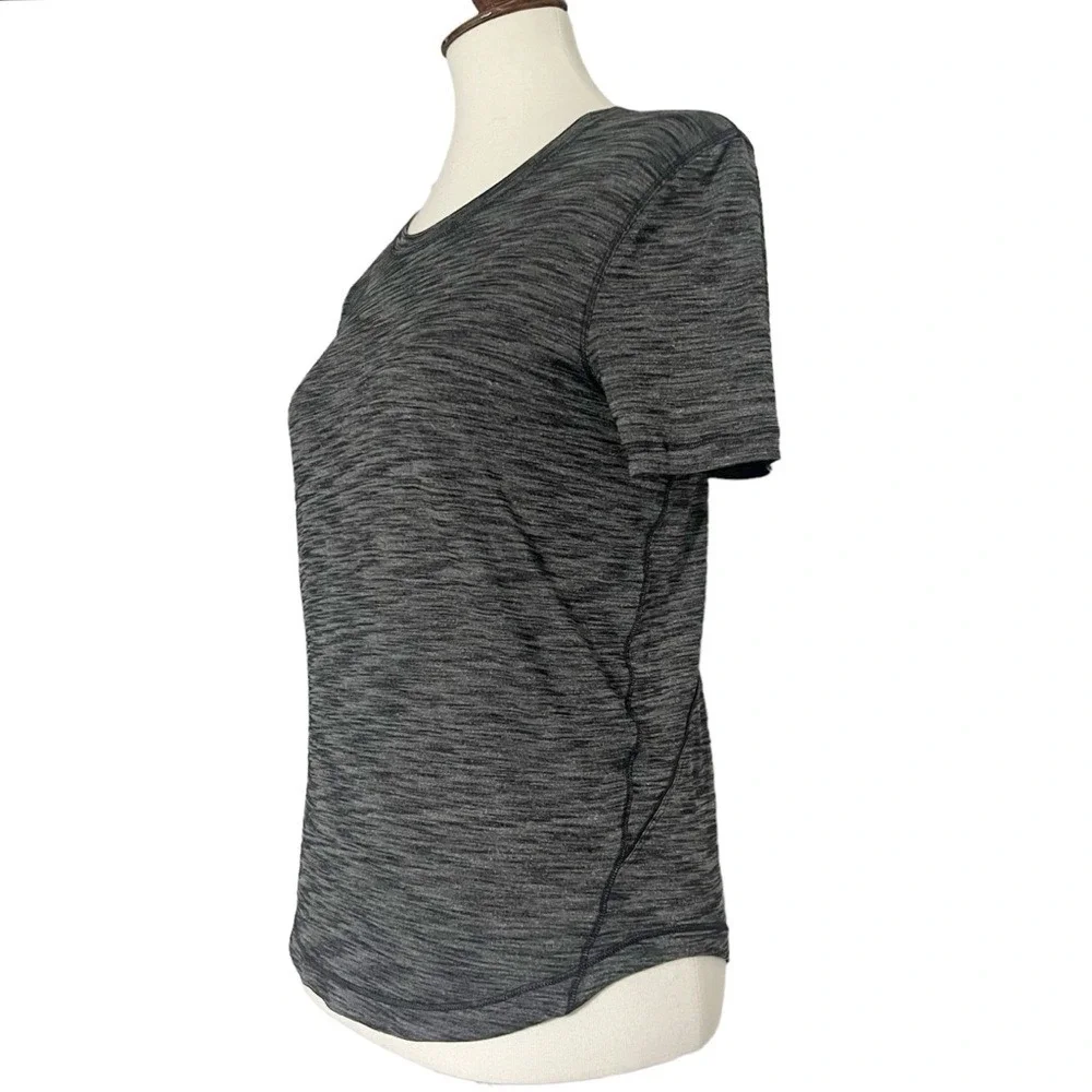 Lululemon Long Distance Short Sleeve Heathered Black (First Release)‎